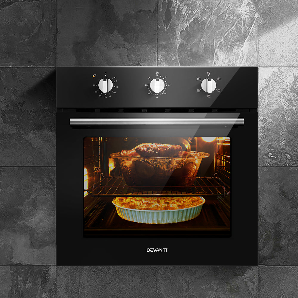 60cm Electric Built In Wall Oven Stainless Steel – Factory Buys