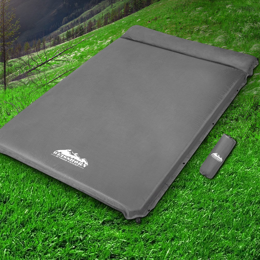 Double self inflatable mattress hotsell