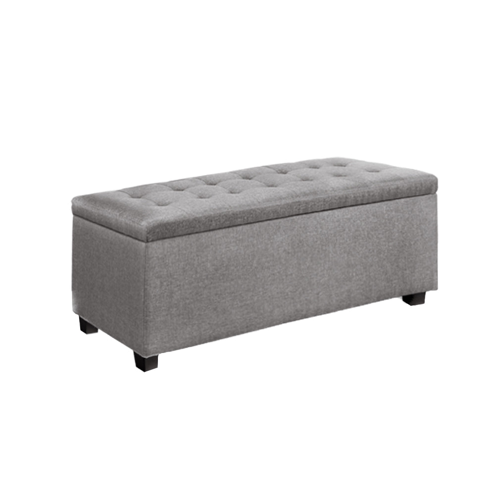 Large fabric storage deals ottoman