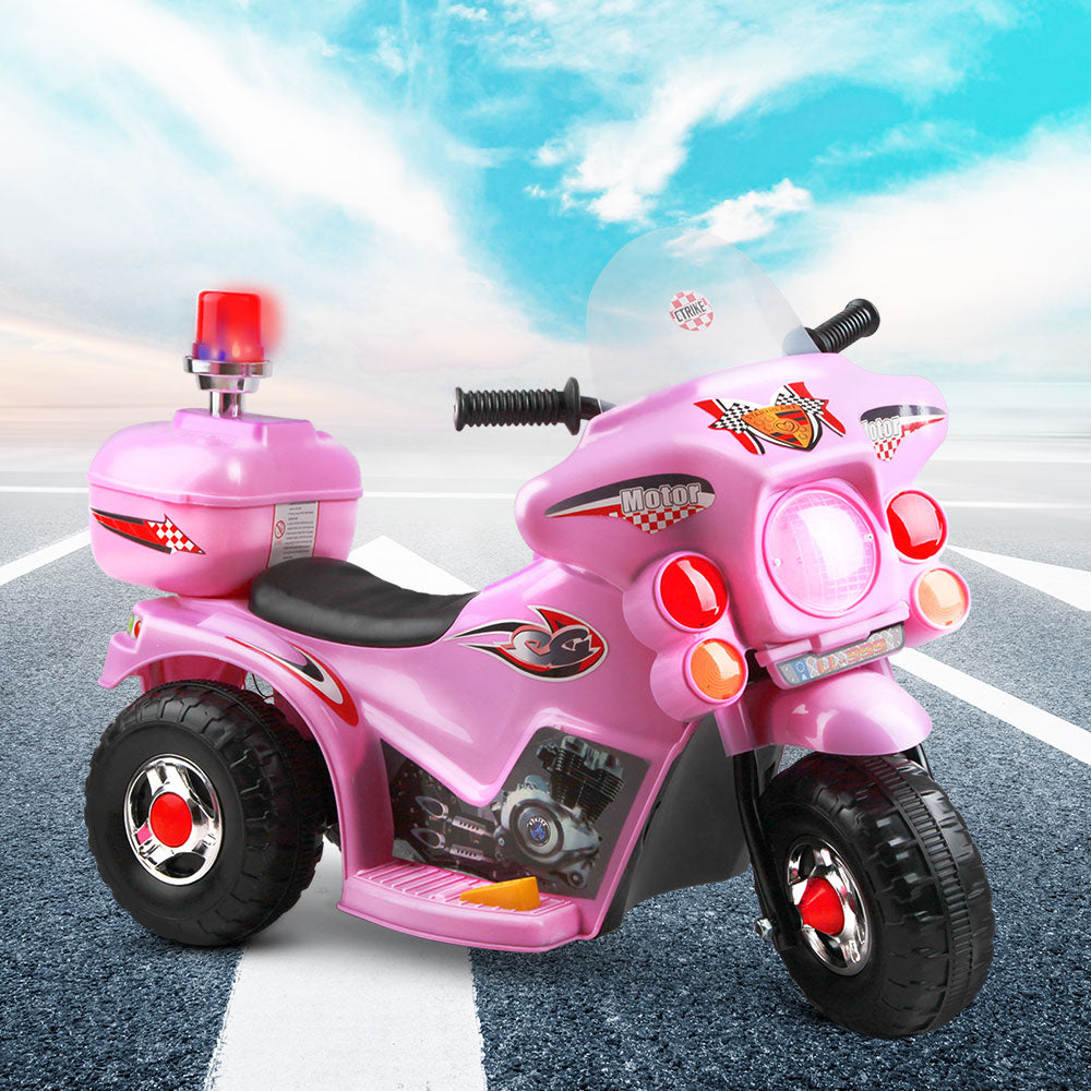 Pink toy cheap motorbike