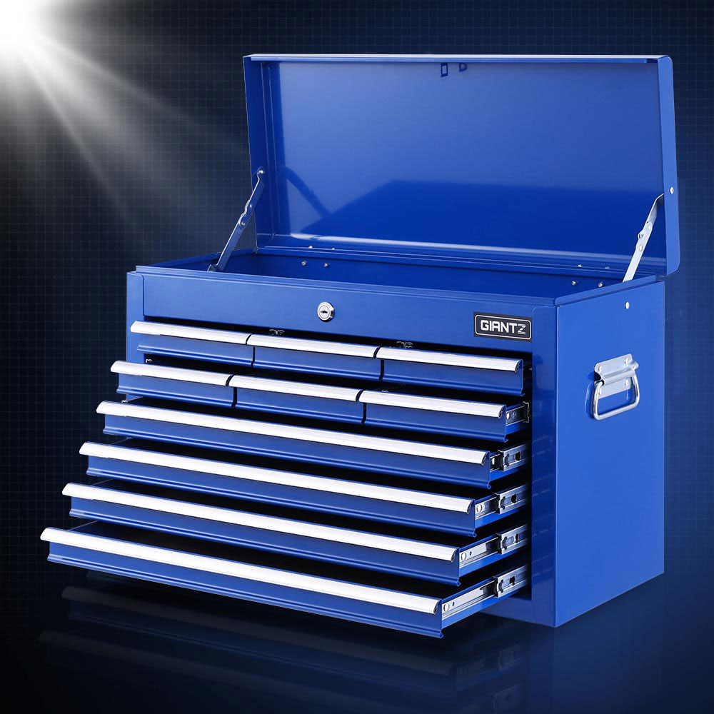 Buy 10-Drawer Tool Box Chest Cabinet Garage Storage Toolbox Blue