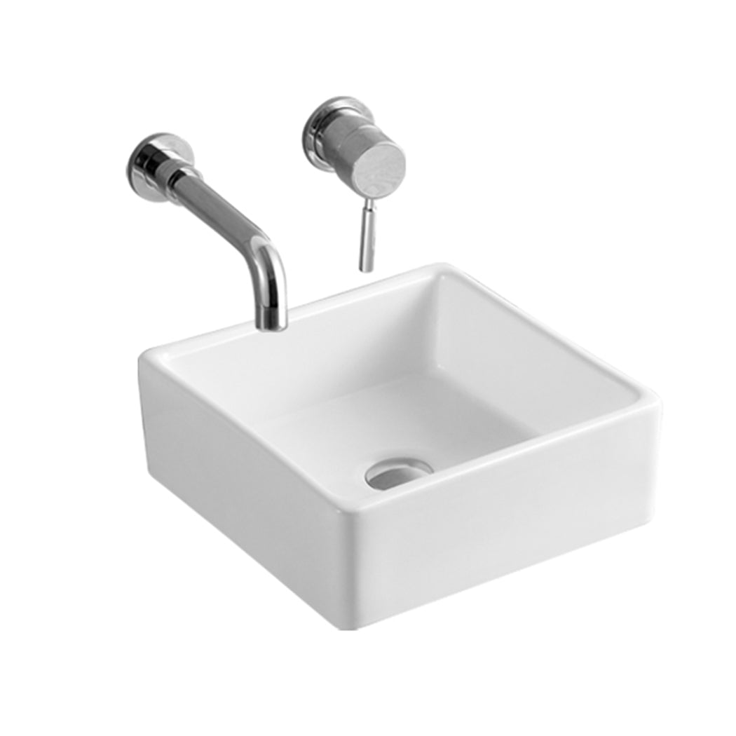 Ceramic Basin Bathroom Wash Counter - Square