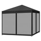 Mountview Gazebo Pop Up Marquee Outdoor Black