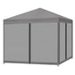 Mountview Gazebo 3x3m Pop Up Marquee Grey