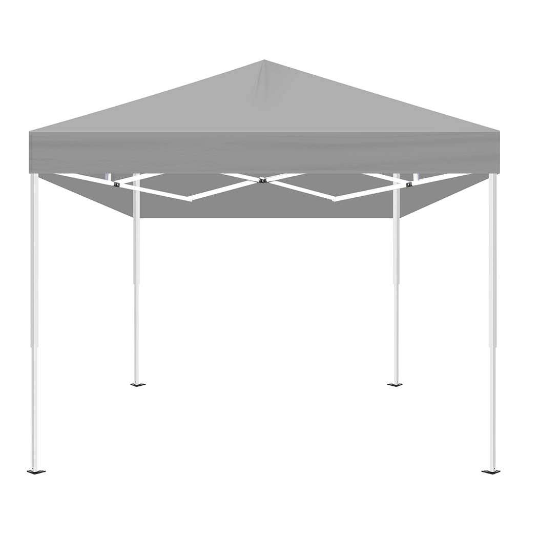 Mountview Gazebo 3x3m Pop Up Marquee Grey