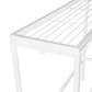 Levede 3 Tier Rectangle Metal Plant Stand Flower Pot Planter Corner Shelf White