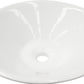 Ceramic Basin Bathroom Wash Counter - Round