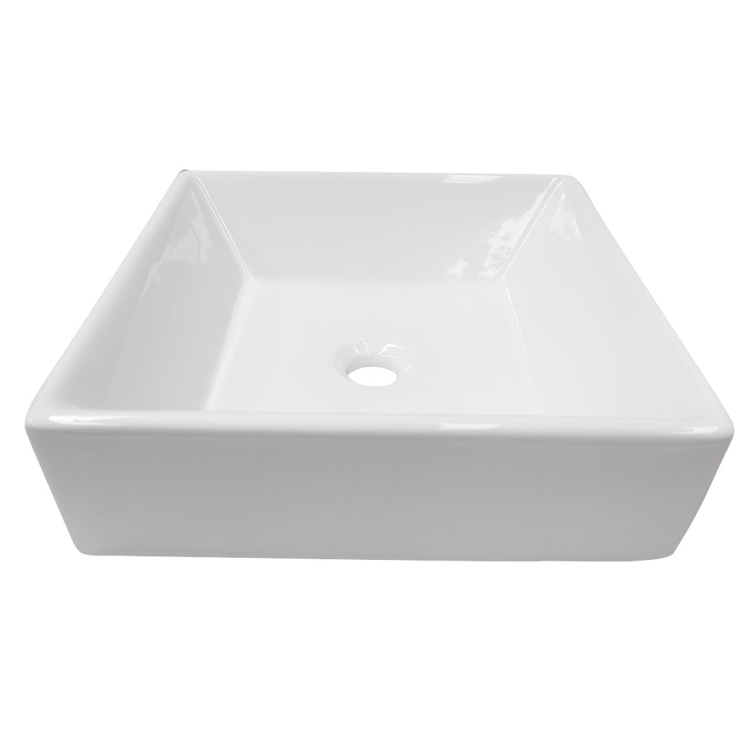 Ceramic Basin Bathroom Wash Counter - Square