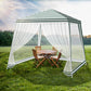 Mountview Gazebo Marquee 3x3m Mesh Side