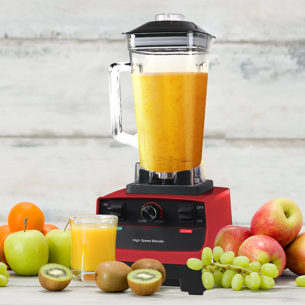 Spector 2L Commercial Blender Smoothie Red