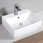 51cm x 43cm Ceramic Basin Bathroom Wash Counter Top Hand Wash Bowl Sink Vanity Above Basins