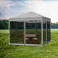 Mountview Gazebo 3x3m Pop Up Marquee Grey