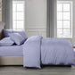 QUEEN 2000TC Bamboo Cooling Quilt Cover Set - Lilac Grey