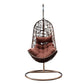 Lissy Egg Chair - Brown and Coffee