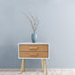 Courtenay Wooden Bedside Tables - Light Brown