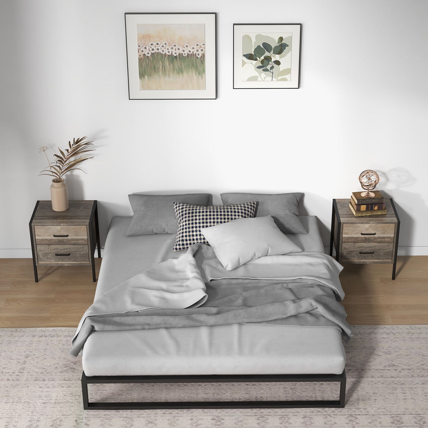 Tamie Metal Bed Base - King