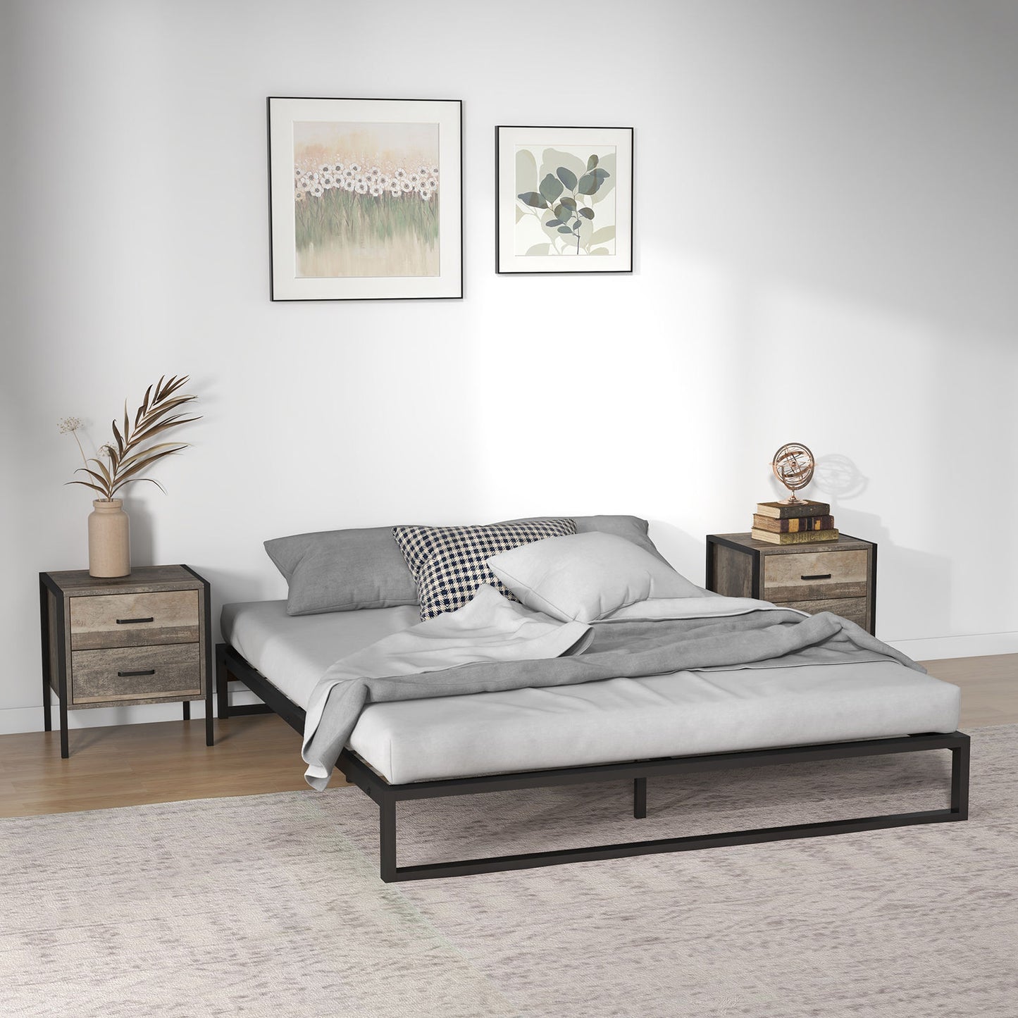 Tamie Metal Bed Base - King