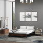 Blake Metal And Wood Bed Base - Queen