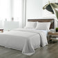 Queen Royal Comfort Blended Bamboo Sheet Set Light Grey -