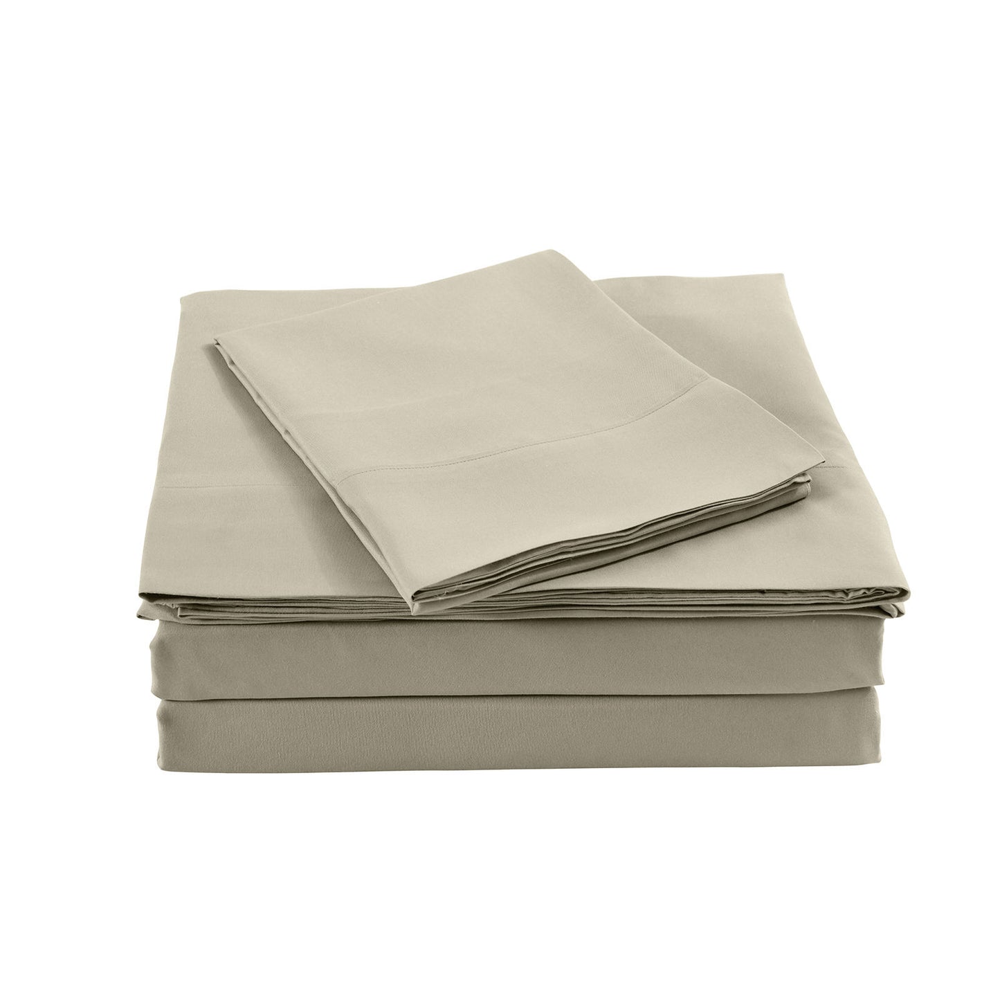 Queen Royal Comfort Blended Bamboo Sheet Oatmeal -