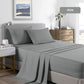 Single Royal Comfort Bamboo Cooling 2000TC Sheet Set - Mid Grey