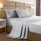 Single Casa Decor Bamboo Cooling 2000TC Sheet Set Stonewash Grey