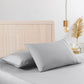 Single Casa Decor Bamboo Cooling 2000TC Sheet Set Stonewash Grey