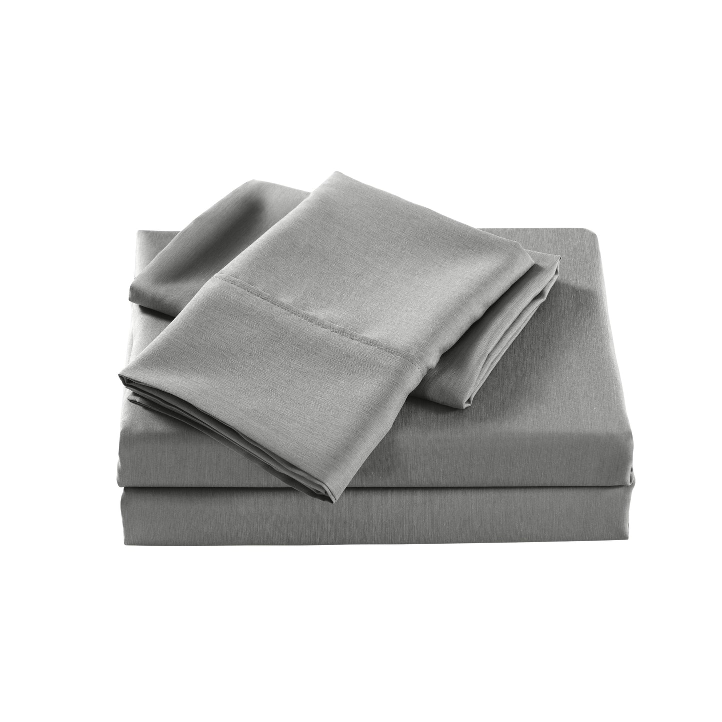 King Single Casa Decor Bamboo Cooling 2000TC Sheet Set Cloud Grey