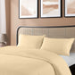 KING 1000TC 3-Piece Blended Bamboo Quilt Cover Sets - Beige