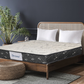 Cosseted Bed & Mattress Package with 16cm Mattress - Black & Wood Double