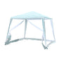 Mountview Gazebo Marquee 3x3m Mesh Side