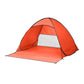 Pop Up Beach Tent Camping Portable Shelter Shade 4 Person Tents Fish Orange