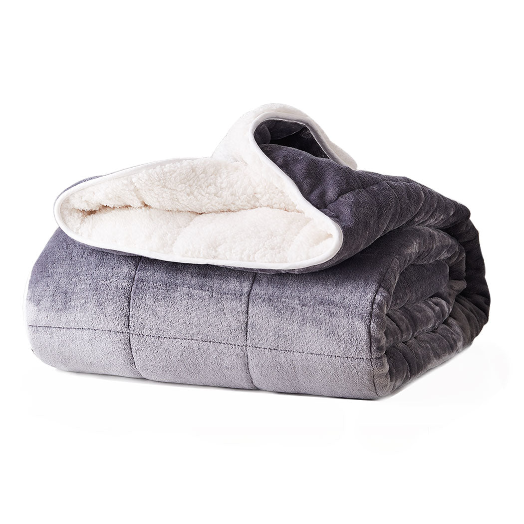 Winslet Weighted Ultra-Soft Blanket Heavy Gravity Deep Relax 7KG Adults - Grey