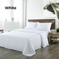 Queen Royal Comfort Blended Bamboo Sheet Set White -