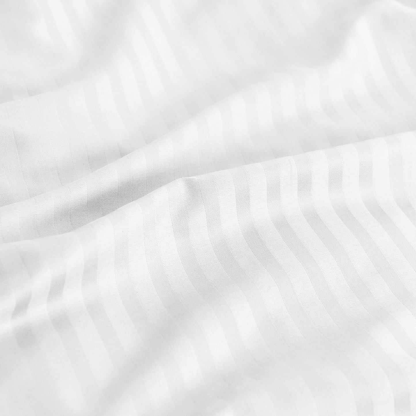 Queen Kensington 1200TC Cotton Sheet Set Stripe - White