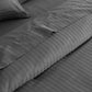 Queen Kensington 1200TC Cotton Sheet Set Stripe - Charcoal