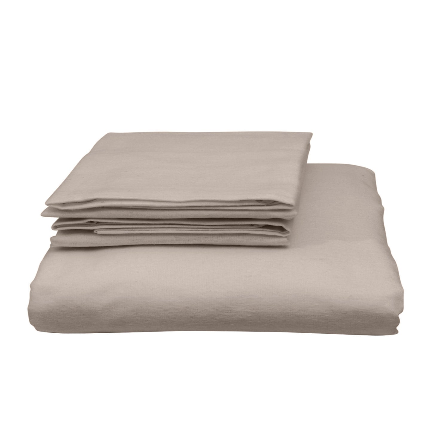 KING Blended Bamboo Quilt Cover Set - Warm Grey