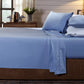 DOUBLE 250TC 4-Piece 100% Organic Cotton Sheet Set - Indigo