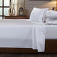 Queen Royal Comfort - 250TC 100% Organic Cotton 4-Piece Sheet Set - White