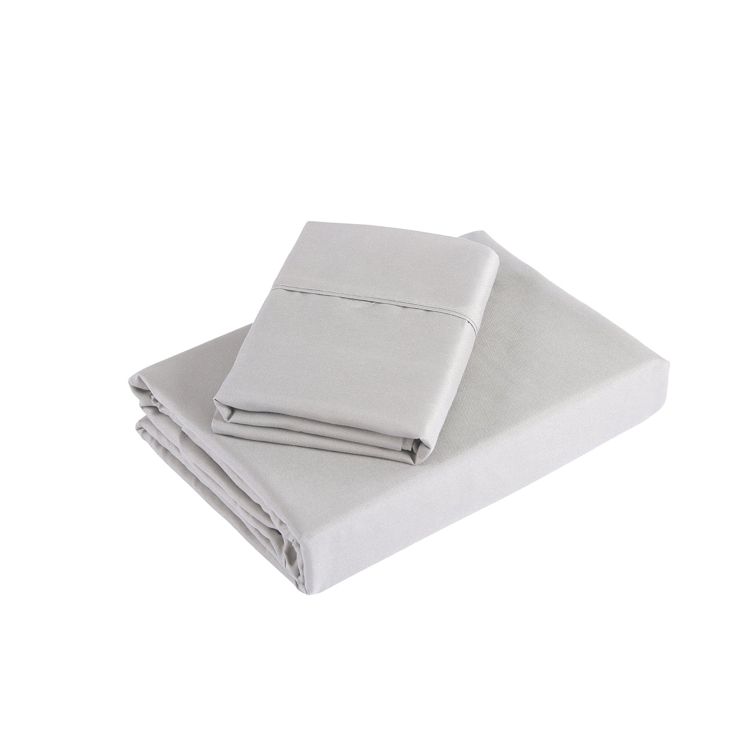 Queen Royal Comfort 1200TC Ultrasoft 4-Piece Sheet Set - Silver