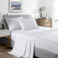 Double Royal Comfort Bamboo Cooling 2000TC Sheet Set - White