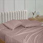 Double Royal Comfort 1500TC Cotton Rich Fitted 4pc Sheet Sets - Stone