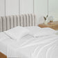 Queen Royal Comfort 1500TC Cotton Rich Fitted 4pc Sheet Sets White