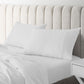 Queen Royal Comfort 1500TC Cotton Rich Fitted 4pc Sheet Sets White