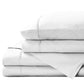 Queen Royal Comfort 1500TC Cotton Rich Fitted 4pc Sheet Sets White