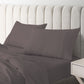 Queen Royal Comfort 1500TC Cotton Rich Fitted 4pc Sheet Sets Dusk Grey