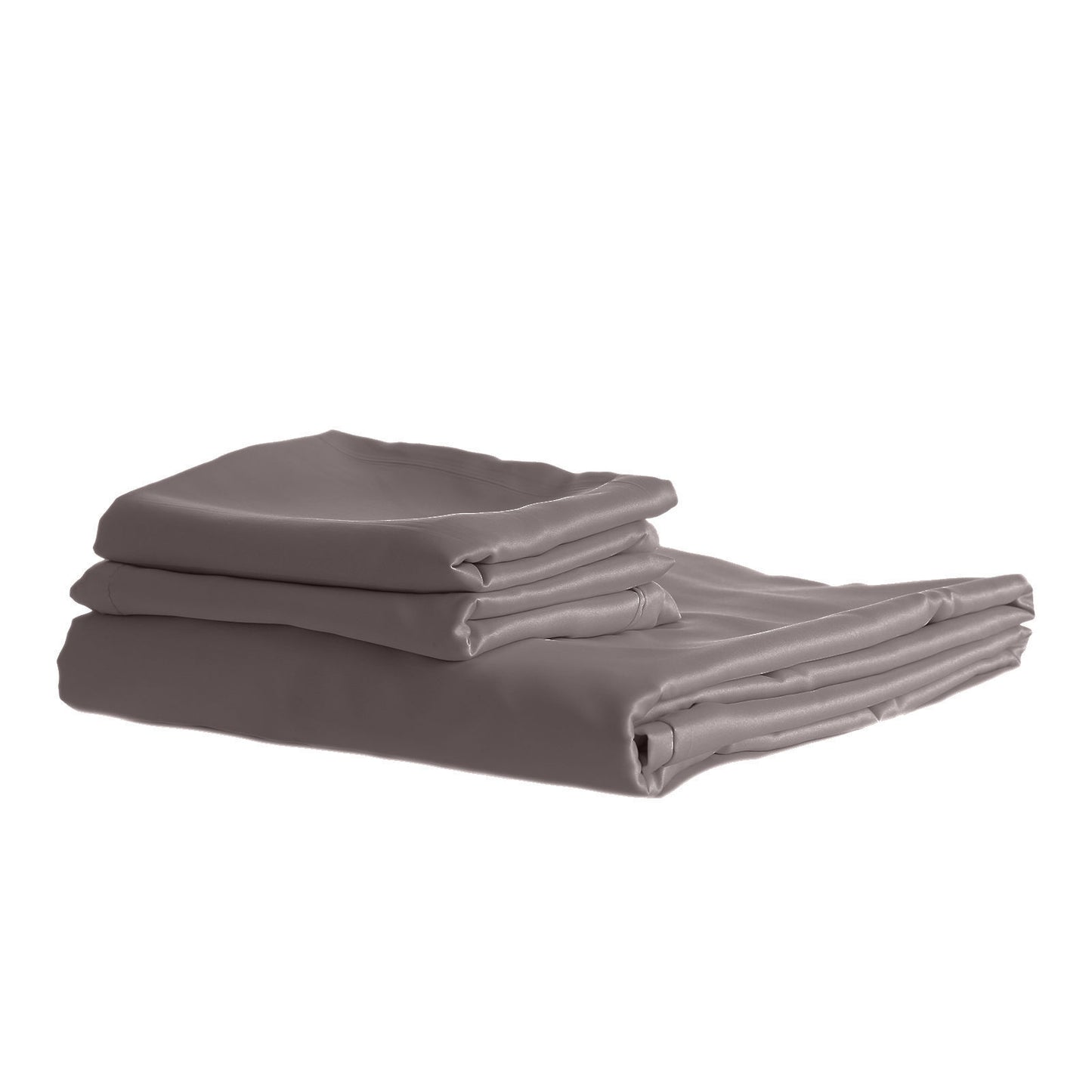 KING 1500 TC Cotton Rich Fitted Sheet 3Piece Set - Dusk Grey