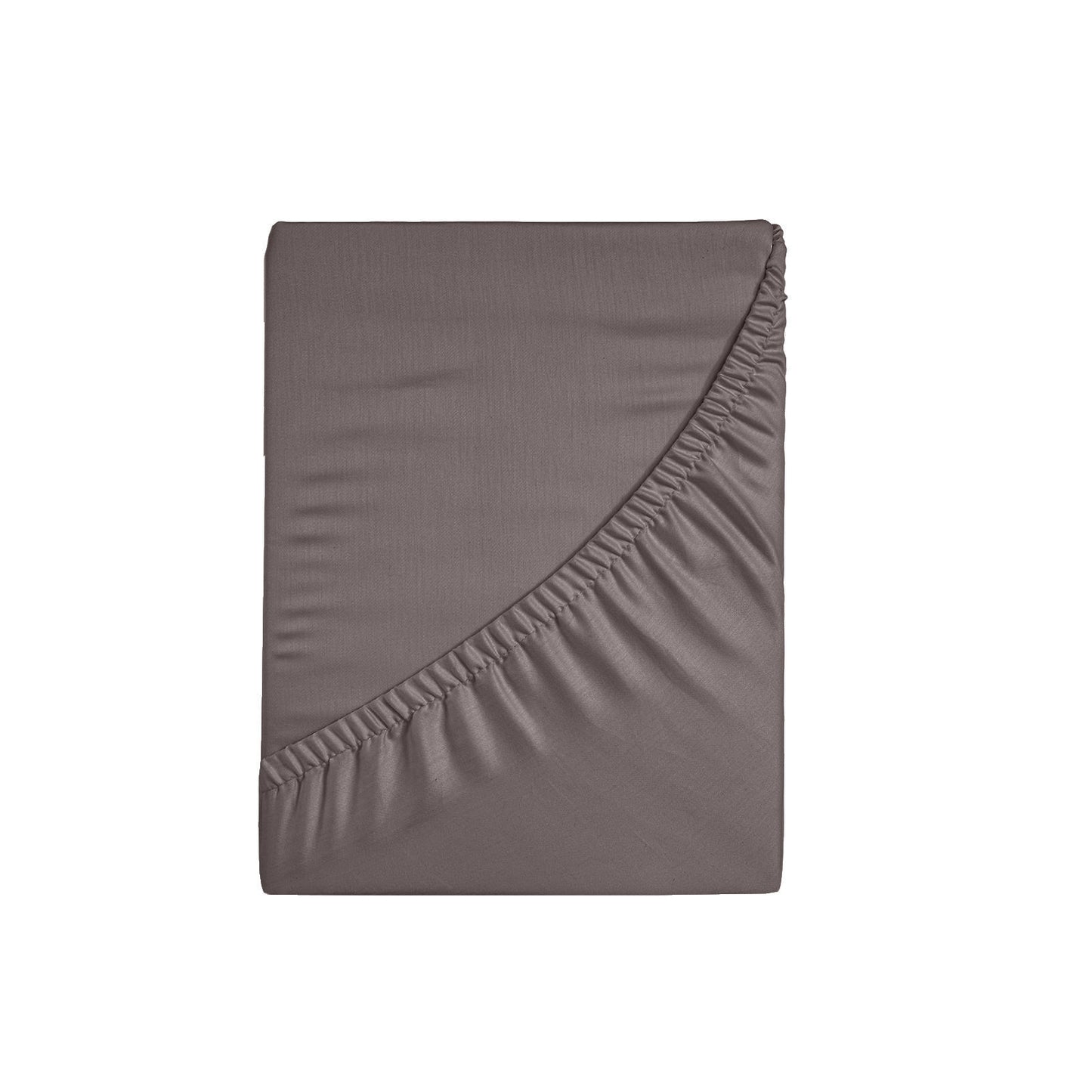 KING 1500 TC Cotton Rich Fitted Sheet 3Piece Set - Dusk Grey