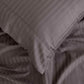 King Royal Comfort 1200 TC Damask Stripe Cotton Blend Sheet Sets Pewter