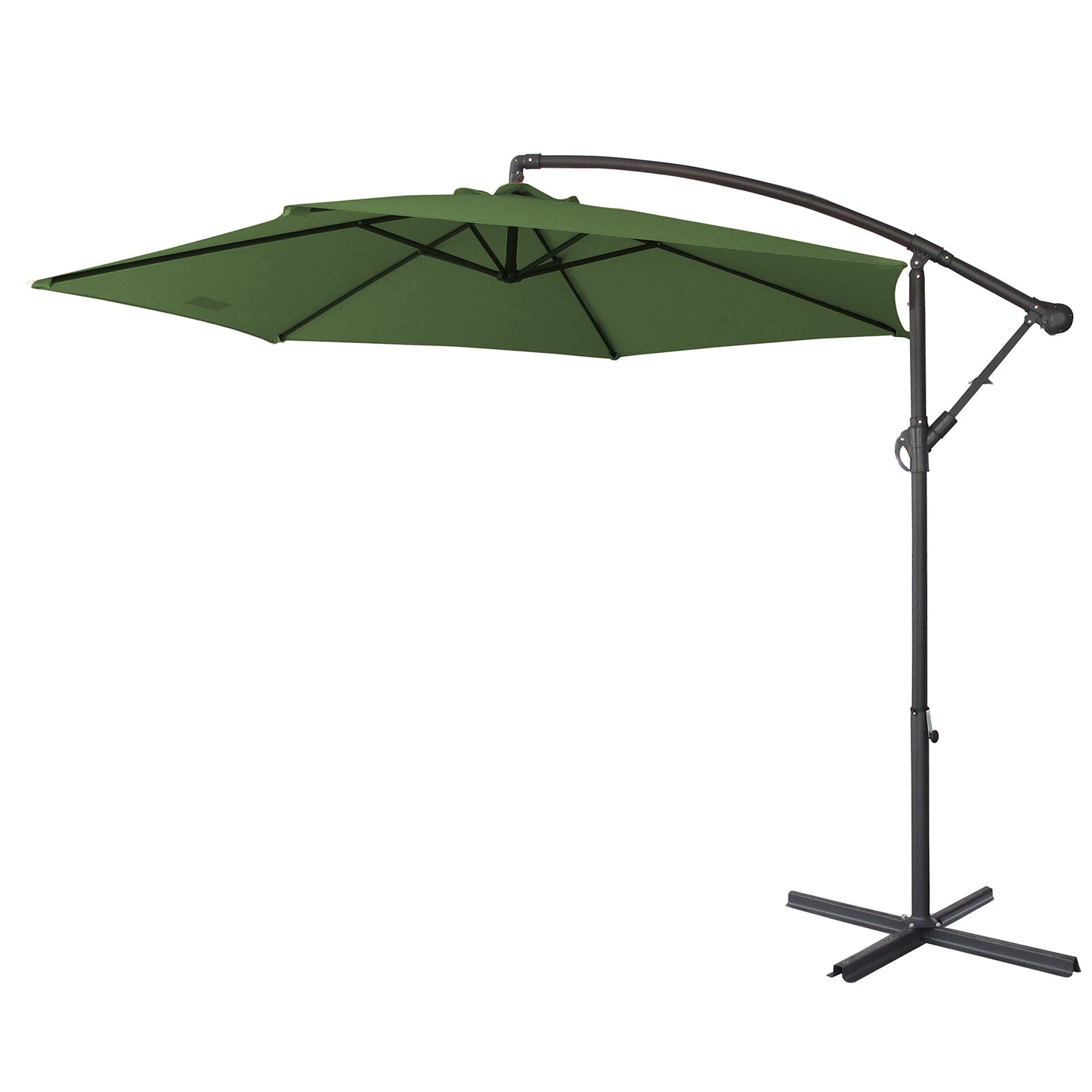 Milano Outdoor - Outdoor 3 Meter Hanging and Folding Umbrella - Green